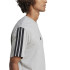 Camiseta adidas 3 Bandas Sj Homem Cinza/Preto