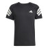T-shirt de Fitness adidas Gym+ 3 Bandes Homme Noir/Blanc