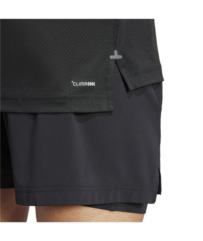 Camiseta de Fitness adidas Gym+ 3 Bandas Homem...