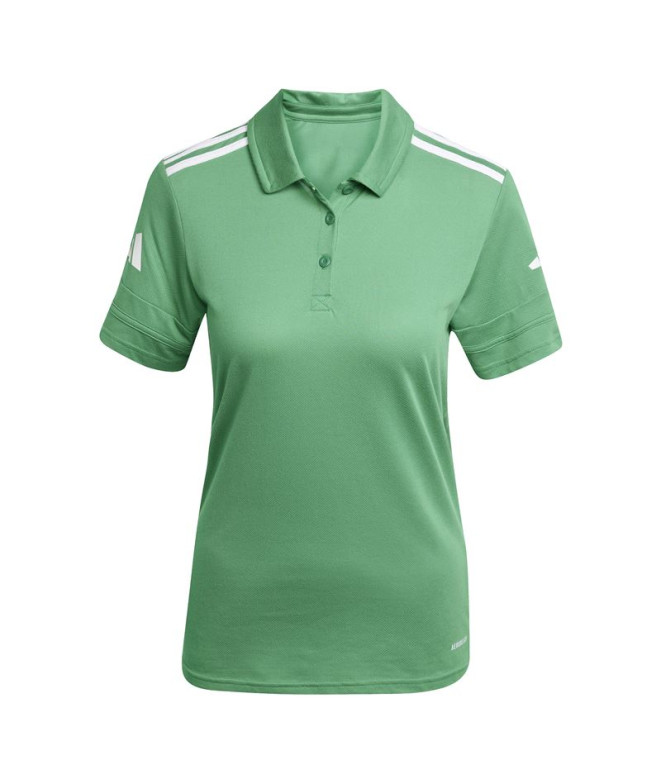 Polo de Fútbol adidas Squadra25 Mujer Verde/Blanco