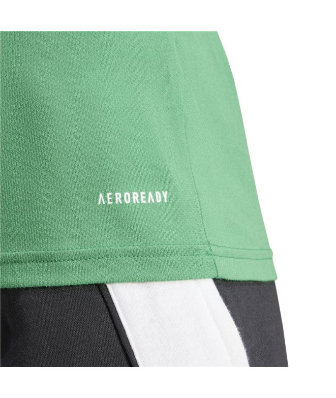 Polo de Fútbol adidas Squadra25 Mujer Verde/Blanco