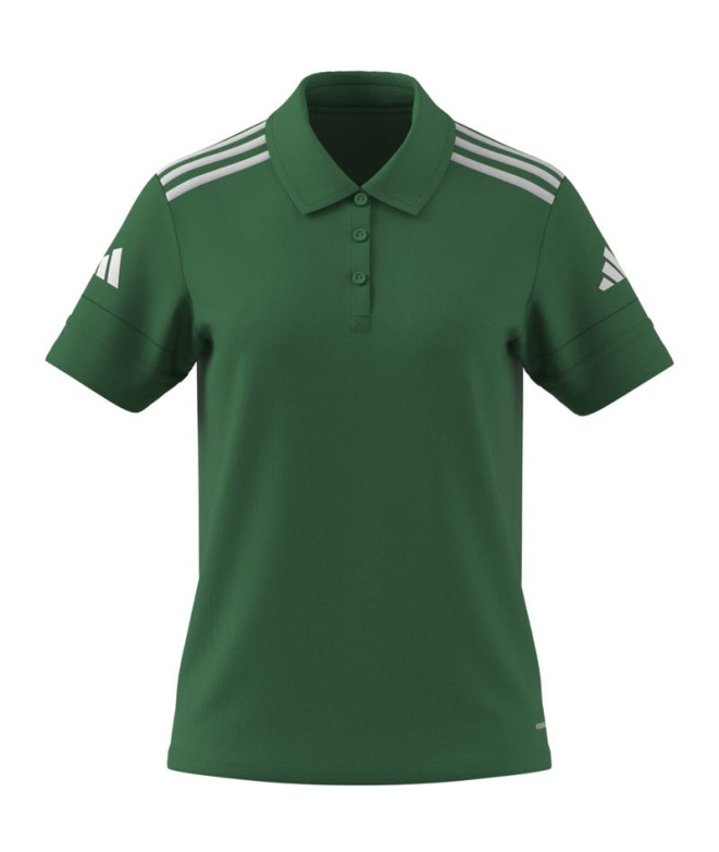 Polo de Fútbol adidas Squadra25 Mujer Verde/Blanco