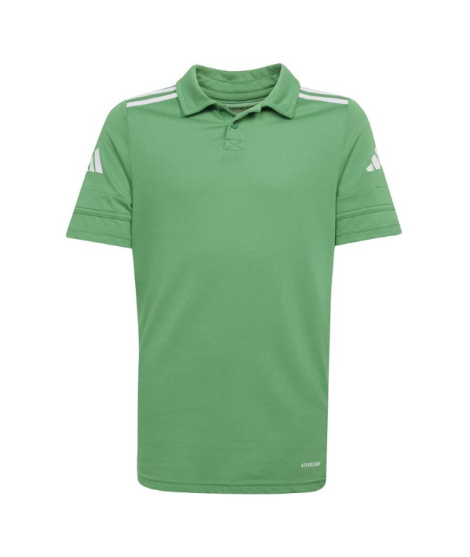 Polo de Fútbol adidas Squadra25 Infantil Verde/Blanco