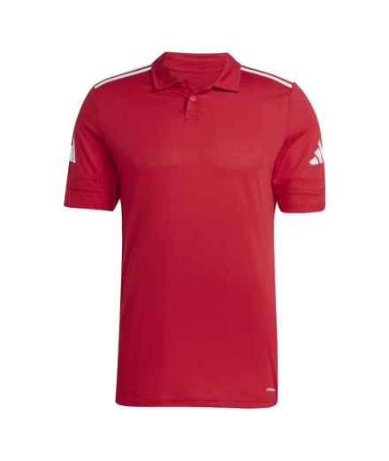 Polo de Football adidas Squadra25 Homme Grenat/Blanc