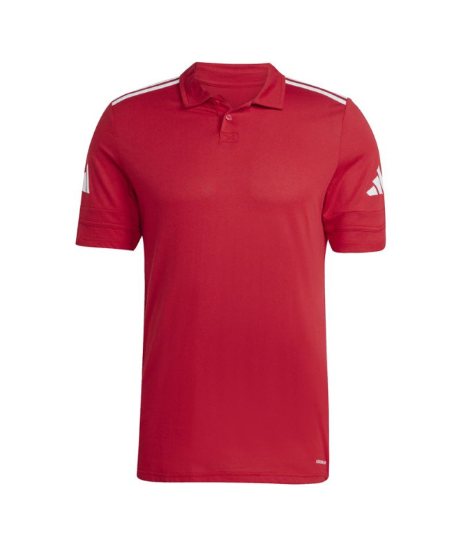 Polo de Fútbol adidas Squadra25 Hombre Granate/Blanco