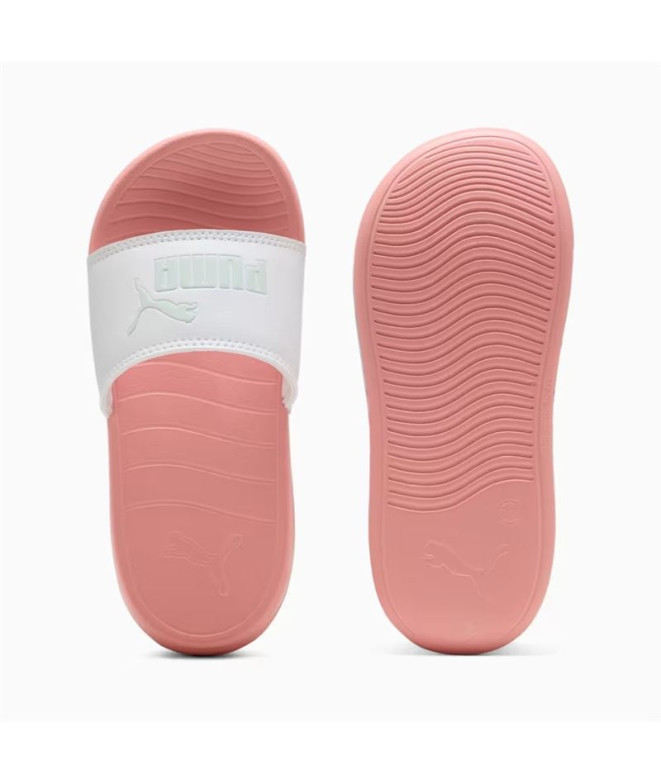 Tongs Puma Popcat 20 Ps Enfant Rose/Blanc