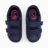 Sapatilhas Puma Rickie Classic V Infantil Azul Marinho/Branco/Vermelho