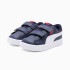 Sapatilhas Puma Rickie Classic V Infantil Azul Marinho/Branco/Vermelho