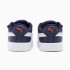 Sapatilhas Puma Rickie Classic V Infantil Azul Marinho/Branco/Vermelho