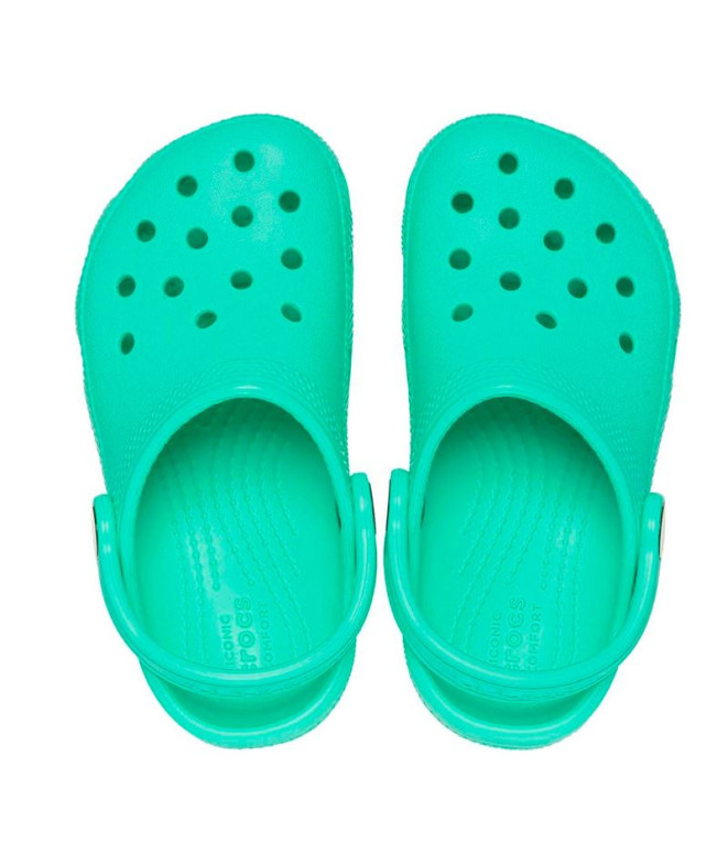 Tamancos Crocs Classic Clog Infantil Lagoon