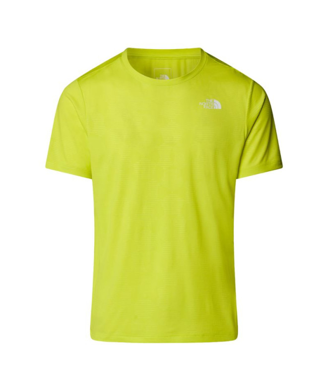 Camiseta de Montaña The north Face 24/7 Embossed Verde Hombre