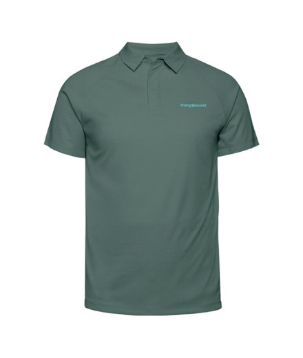 Polo Trangoworld Bonete Hombre Azul Verdoso Polo Trangoworld Bonete Hombre Azul Verdoso