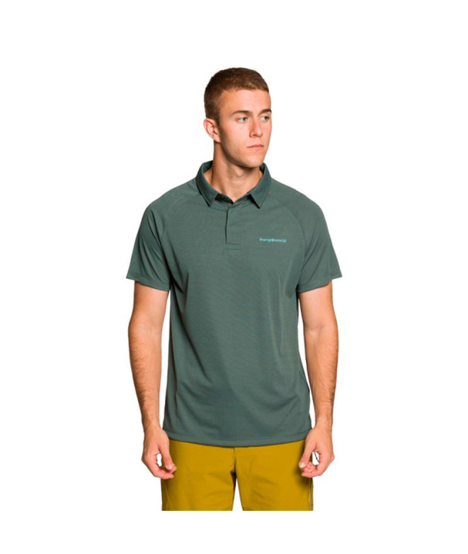 Polo Trangoworld Bonete Homme Bleu Verdâtre