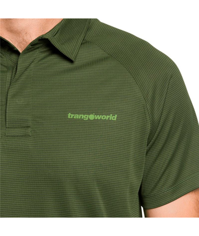 Polo Trangoworld Bonete Hombre Verde Oscuro