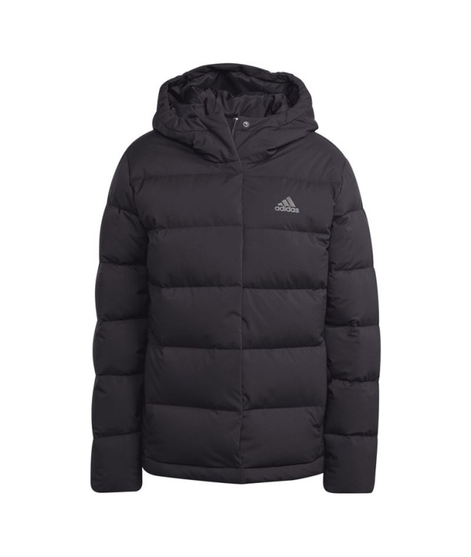 Casaco de Montanha adidas Helionic Hooded Down Mulher Preto