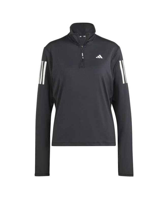Sudadera de Running adidas Otr B Hzip Mujer Negro