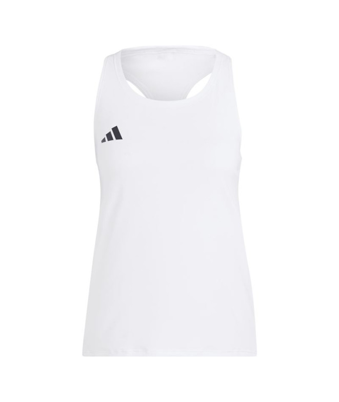 Camiseta de Running adidas Adizero E Tank Mujer Blanco