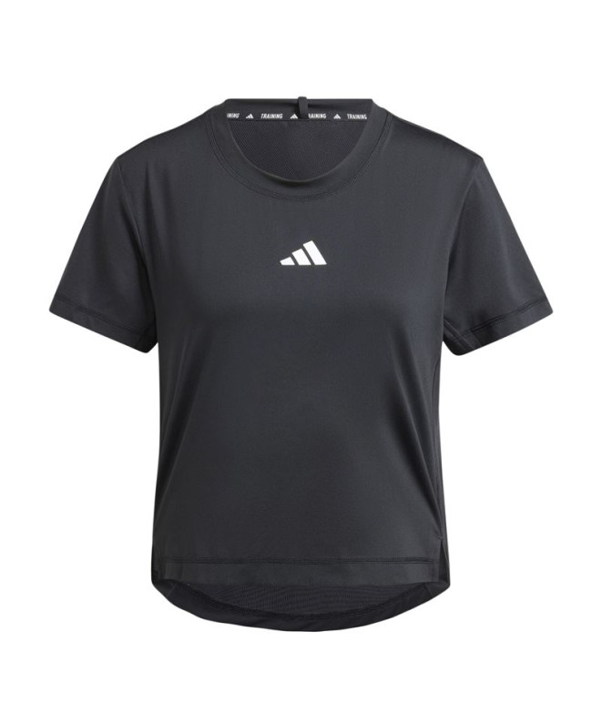 Camiseta de Fitness adidas Training Adaptive Workout Mujer Negro/Blanco