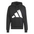 Sudadera adidas Bl Fl Hd Hombre Negro/Blanco
