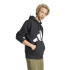 Sudadera adidas Bl Fl Hd Hombre Negro/Blanco