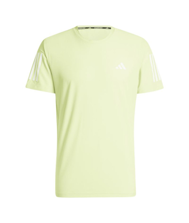 Camiseta de Running adidas Own The Run Hombre Amarillo