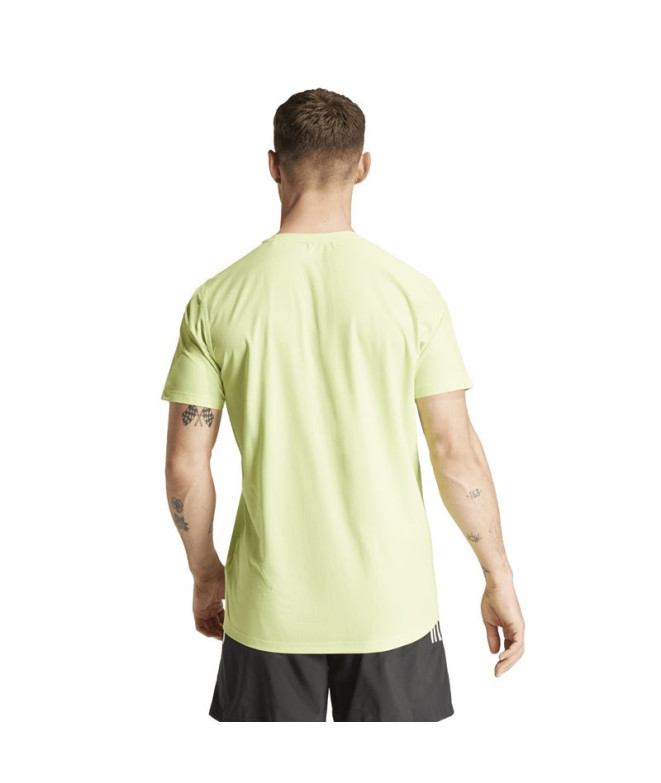 T-shirt de Running adidas Own The Run Homme Jaune