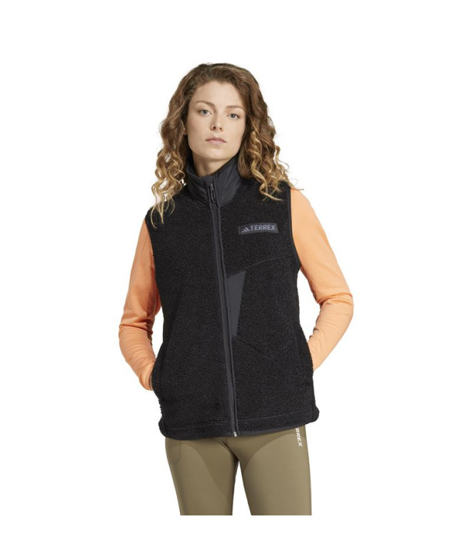 Polar de Montaña adidas Xpl Hp Fl Vst Mujer Negro