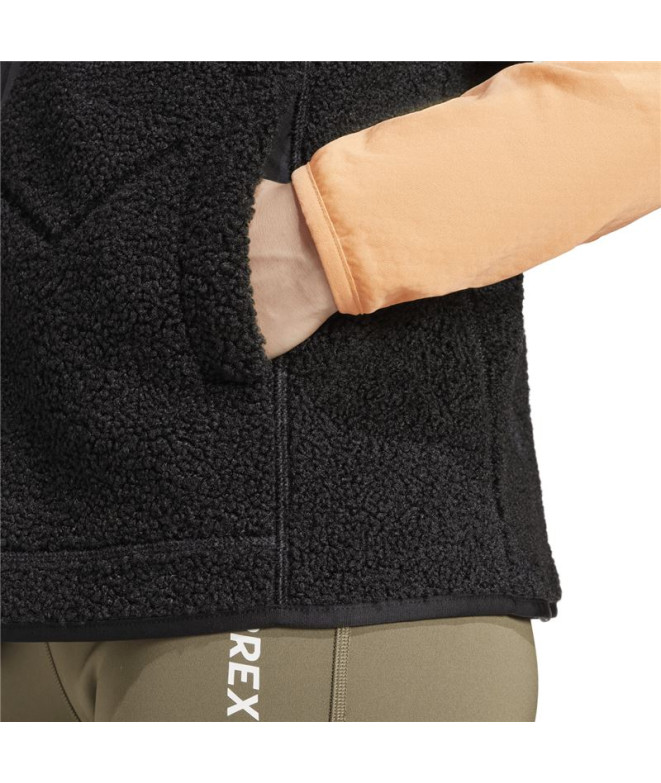 Polar de Montaña adidas Xpl Hp Fl Vst Mujer Negro