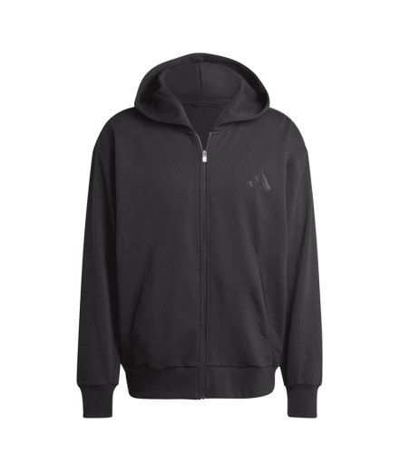 Veste adidas All Szn Fleece Full Zip Hoodie Homme Noir