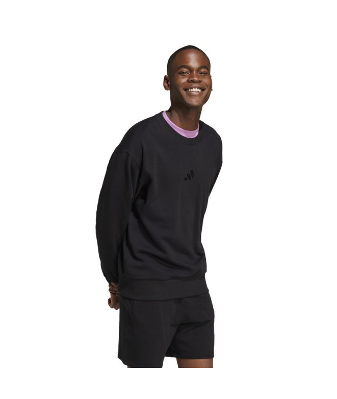 Sweat adidas All Szn French Terry Crew Homme Noir