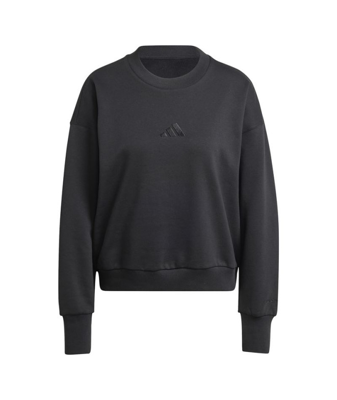 Sudadera adidas All Szn Fleece Loose Mujer Negro