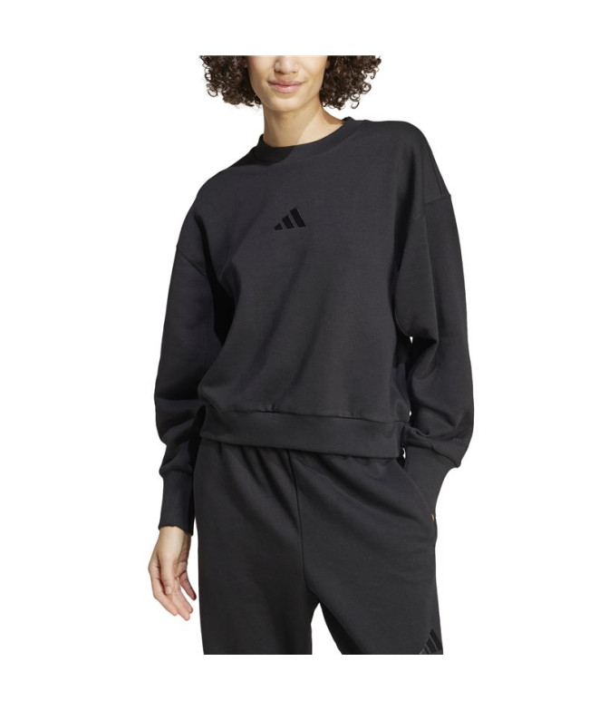 Sweat adidas All Szn Fleece Loose Femme Noir
