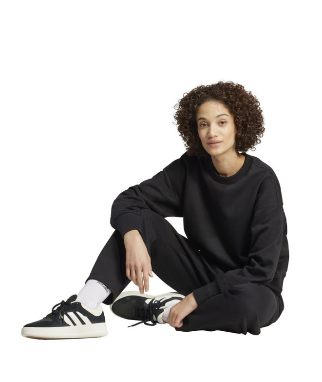 Sweat adidas All Szn Fleece Loose Femme Noir