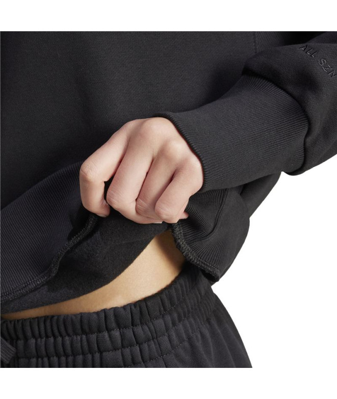 Sudadera adidas All Szn Fleece Loose Mujer Negro