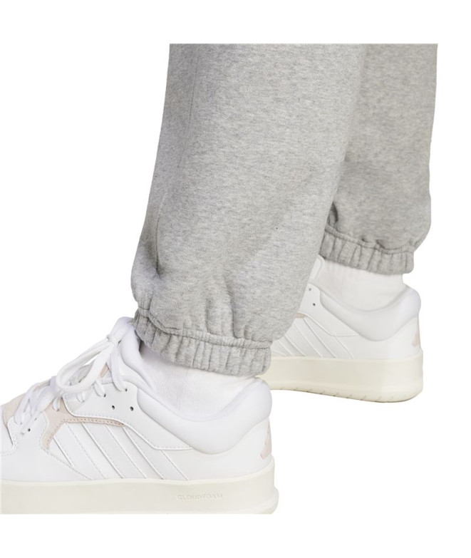 Calça adidas All Szn Fleece Loose Mulher Cinza
