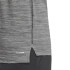 T-shirt de Fitness adidas Gym+ 3 Bandes 1/4 Zip Homme Noir/Blanc