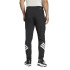 Pantalons de Fitness adidas Gym+ 3 Bandes Wv Homme Noir/Blanc