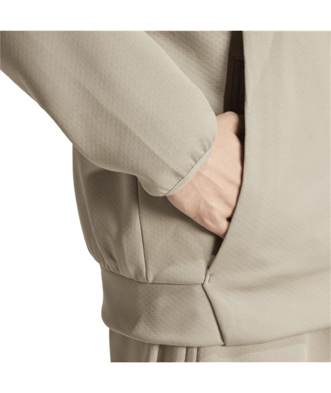 Moletom adidas Z.N.E. Fz Homem Bege