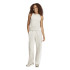 Camiseta adidas Lin Sj Tk Mulher Azul/Branco