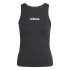 Camiseta adidas Lin Sj Tk Mulher Negro/Branco