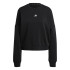Moletom adidas Sl Fc Mulher Negro/Branco
