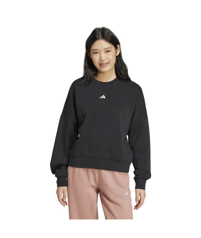 Moletom adidas Sl Fc Mulher Negro/Branco