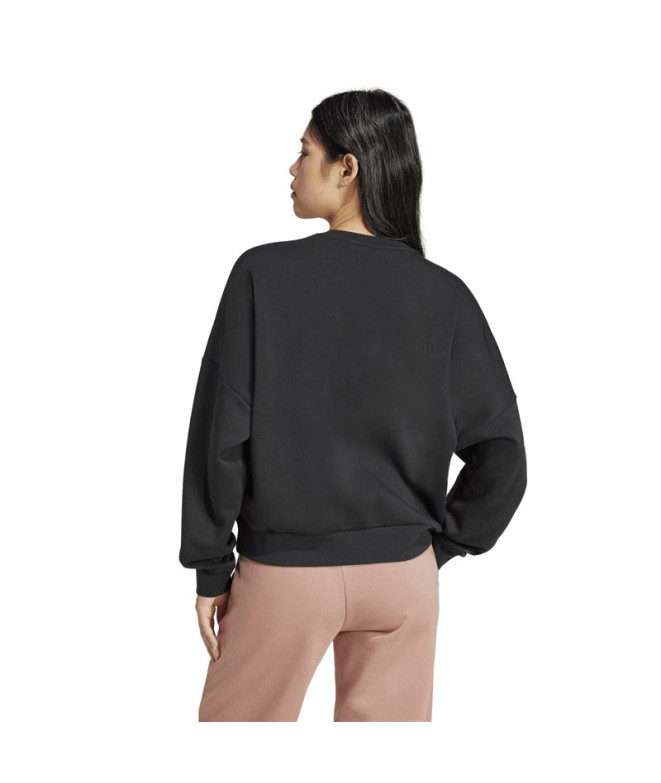 Moletom adidas Sl Fc Mulher Negro/Branco