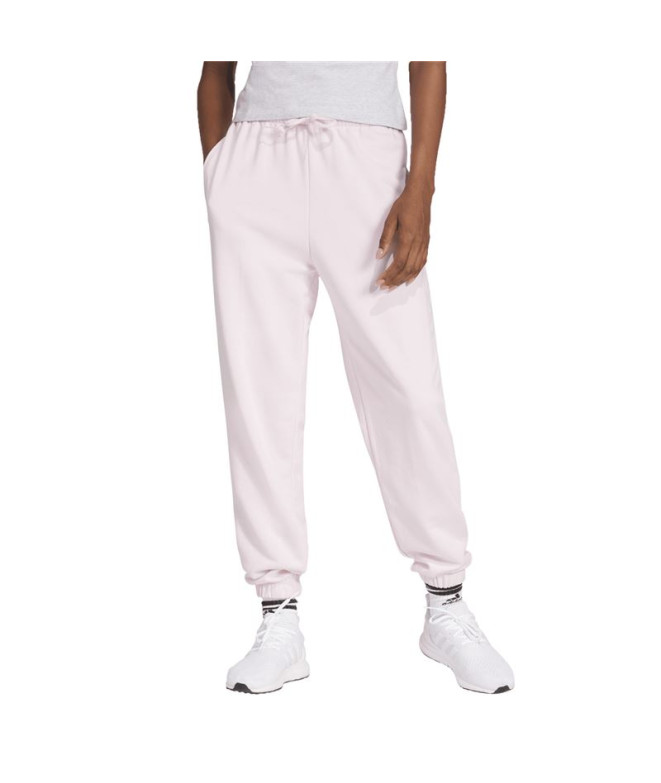 Pantalons adidas Lin French Terry Cf Femme Rose