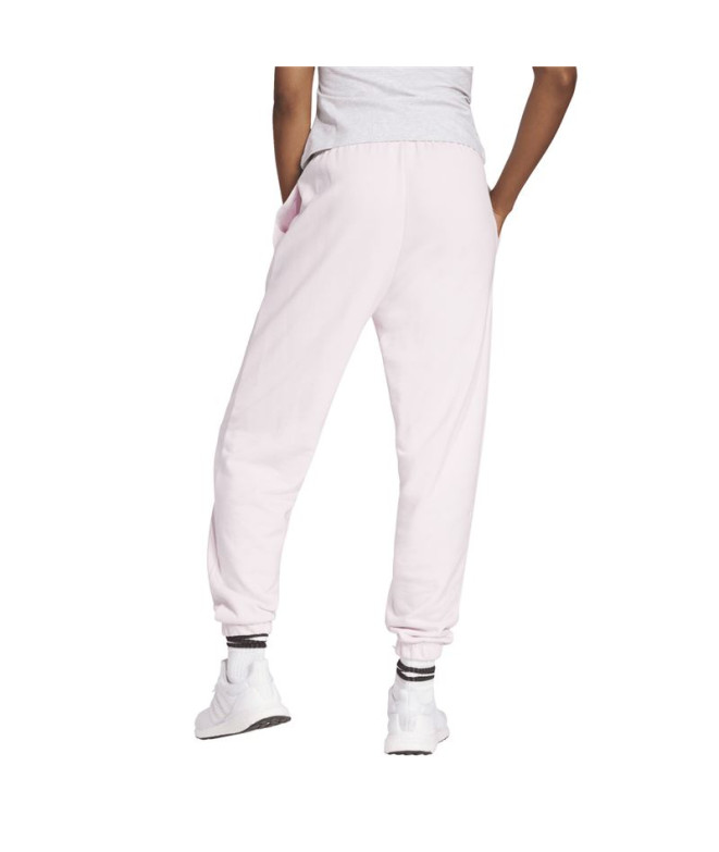 Pantalons adidas Lin French Terry Cf Femme Rose