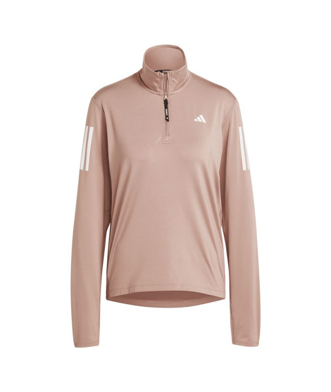 Sudadera de Running adidas Own the Run Hzip Mujer Rosa