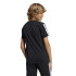 Camiseta adidas 3 Bandas Tib Infantil Negro/Blanco