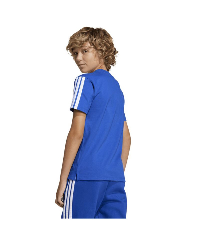T-shirt adidas 3 Bandes Tib Enfant Bleu