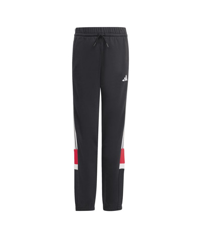 Pantalones adidas 3Bandas Tib Fl Infantil Negro