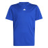 Camiseta de Fitness adidas Tr-Es Infantil Azul/Branco